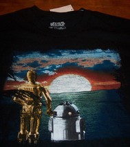 Vintage Style Star Wars R2-D2 3-CPO Droid Sunset T-Shirt 4XL Big &amp; Tall 4XB New - £19.46 GBP