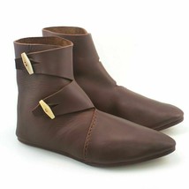 Roman boot Double Toggle Boots Viking Renaissance Medieval Shoes - £59.36 GBP