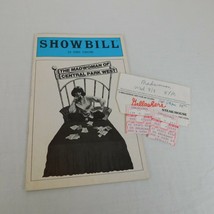 LOT Madwoman Central Park West Showbill Aug 1979 2 Ticket stubs Stephen Sondheim - £11.41 GBP