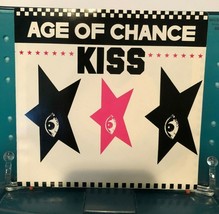 AGE OF CHANCE KISS 45 VINYL PROMO RECORD (PINK SLEEVE) (1987) - $10.25
