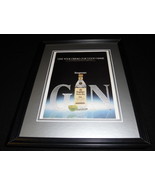 1980 Seagram&#39;s Extra Dry Gin 11x14 Framed ORIGINAL Vintage Advertisement  - £26.71 GBP