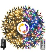 Christmas Lights, 210FT 640LED Color Changing Christmas Tree Lights  - $25.99