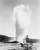 Old Faithful geyser at Yellowstone National Park Wyoming 1927 Photo Print - £6.92 GBP+