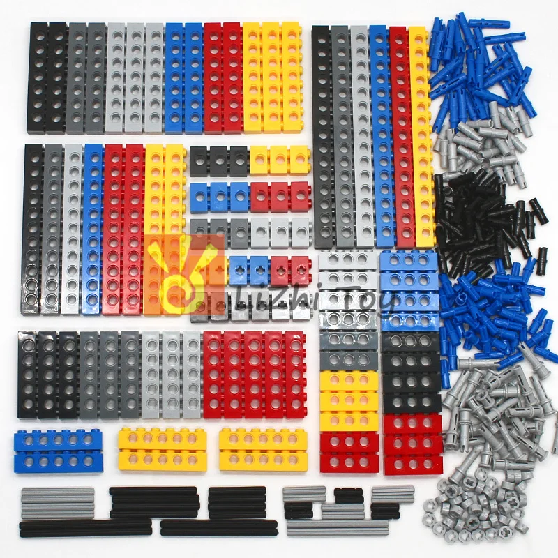 Game Fun Play Toys High-Tech Plastic Building Blocks Bricks Car Tires Gear Lifta - £51.51 GBP