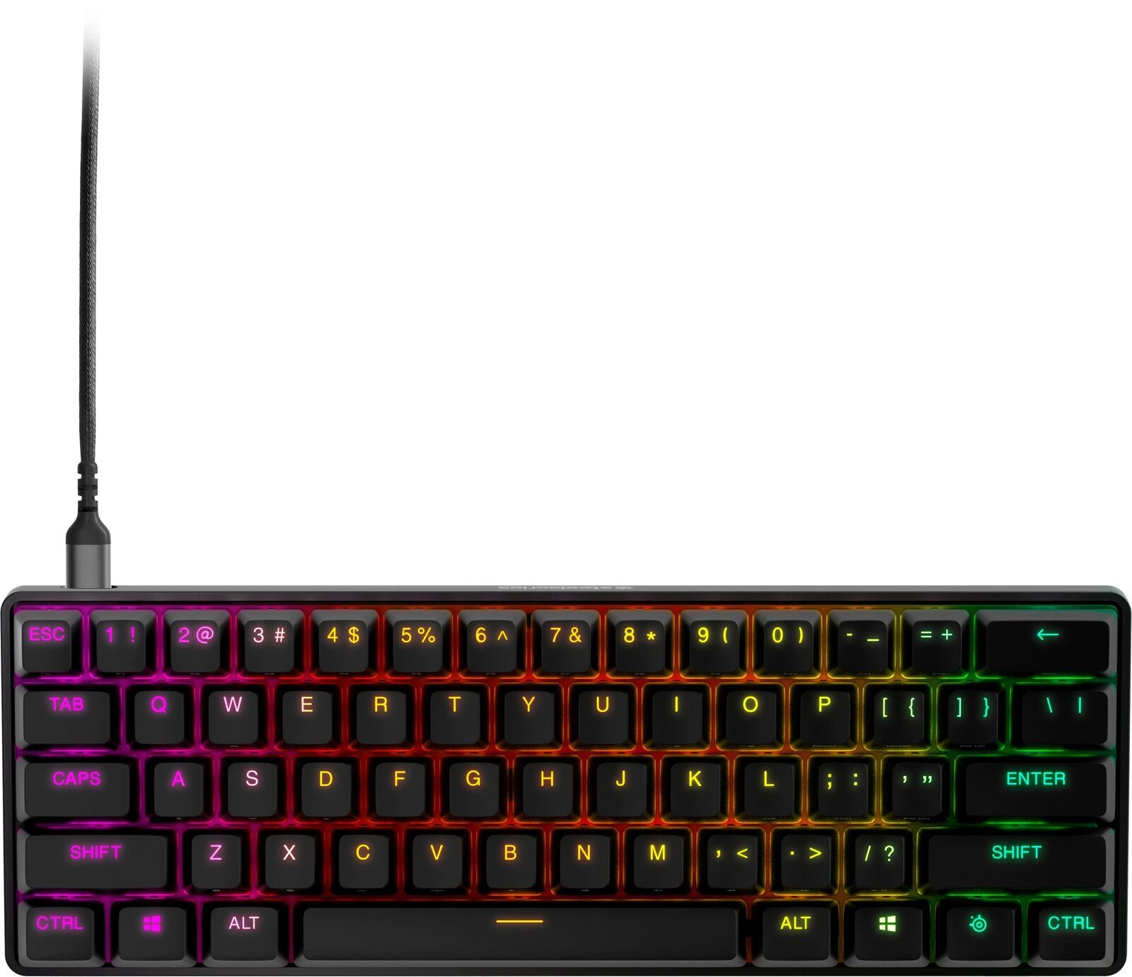 SteelSeries - Apex Pro Mini 60% Wired Mechanical OmniPoint 2.0 Adjustable Act...