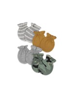 Gerber Baby Boy Mittens, Size 0-3M, Qty 4, Camouflage Green, Stripes and... - $7.95