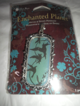2008 Blue Moon Beads Enchanted Planet Metal Epoxy Black Birds In Flight ... - $5.93