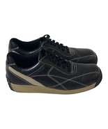 Wanted Speed Women’s Size 9M Black &amp; Beige Leather Driving Moc Sneaker L... - $16.11