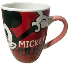 Disney Mickey Mouse Love Ya 12 oz Coffee Mug Tea Cup Red Hearts Galerie - £11.69 GBP