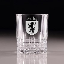 Farley Irish Coat of Arms Perfect Serve Cut Glass Tumbler - Set of 4 - £61.61 GBP