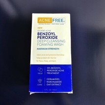 AcneFree Severe Acne 10% Benzoyl Peroxide Deep Cleansing Foaming Wash 5 ... - £3.87 GBP