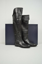 8659 Ralph Lauren Collec Black Serisa Knee Leather Boots 38B Us 7.5 $1,350 - £237.36 GBP