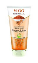 2 x VLCC Ayurveda Double Action Chandan and Kesar Facewash 100ml - $16.53