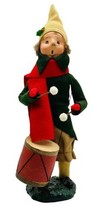 Byers Choice Drummer Boy 1984 Bumpy Base Red Scarf Stocking Cap 1st Edition - £33.82 GBP