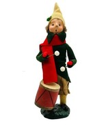 Byers Choice Drummer Boy 1984 Bumpy Base Red Scarf Stocking Cap 1st Edition - £34.45 GBP