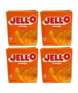 JELL-O Jello Orange Gelatin Dessert 3 Ounce Box - Pack Of 4 - 9/2026 - $145.60 MXN