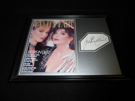 Jackie Collins Signed Framed 11x14 Photo Display w/ Joan - £51.31 GBP
