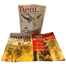 1960&#39;s Men&#39;s Pulp Magazines 3 issues - Real, Adventure Life, True Action - £19.89 GBP