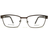 Enhance Eyeglasses Frames SATIN BROWN 3986 Square Full Rim 55-18-150 - £36.76 GBP