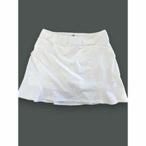 Adidas Women&#39;s Rangewear 16.5&#39;&#39; Golf Skort Skirt w/ Pockets | Sz L, White - £26.32 GBP
