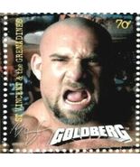 1999 Wcw Bill Goldberg St. Vincent 70 cents wrestling stamp yes sure you... - £1.48 GBP