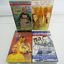 Lot 4 VHS Crouching Tiger/Sound Music/Walter Cronkite Remembers/Golden Bowl - £14.61 GBP