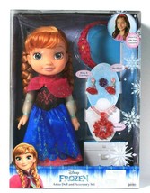 Jakks Pacific Disney Frozen Anna Doll & Dress Up Accessory Set Age 3 Years & Up