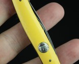 vintage IMPERIAL 2 BLADE FOLDING POCKET KNIFE PROV. USA estate sale YELLOW - $19.99