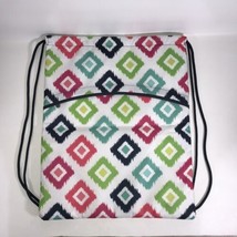Thirty One Cool Cinch THERMAL Lunch Bag Backpack in Candy Corners Pull Straps - £14.89 GBP