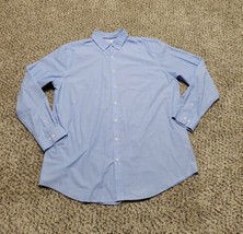 Croft &amp; Barrow Light Blue Easy Care Long Sleeve Button Up Shirt Men&#39;s Si... - £10.19 GBP