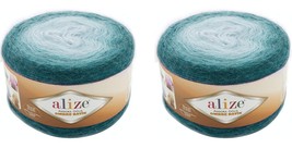 Alize Angora Gold Ombre Batik 2skn 300gr 1805yds 20% Wool 80% Acrylic Soft Yarn  - £21.01 GBP+