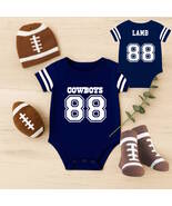 Cee Dee  Lamb Dallas  Cowboys Uniform Jersey Bodysuit Onesie Set - $456.30 MXN - $1,514.93 MXN
