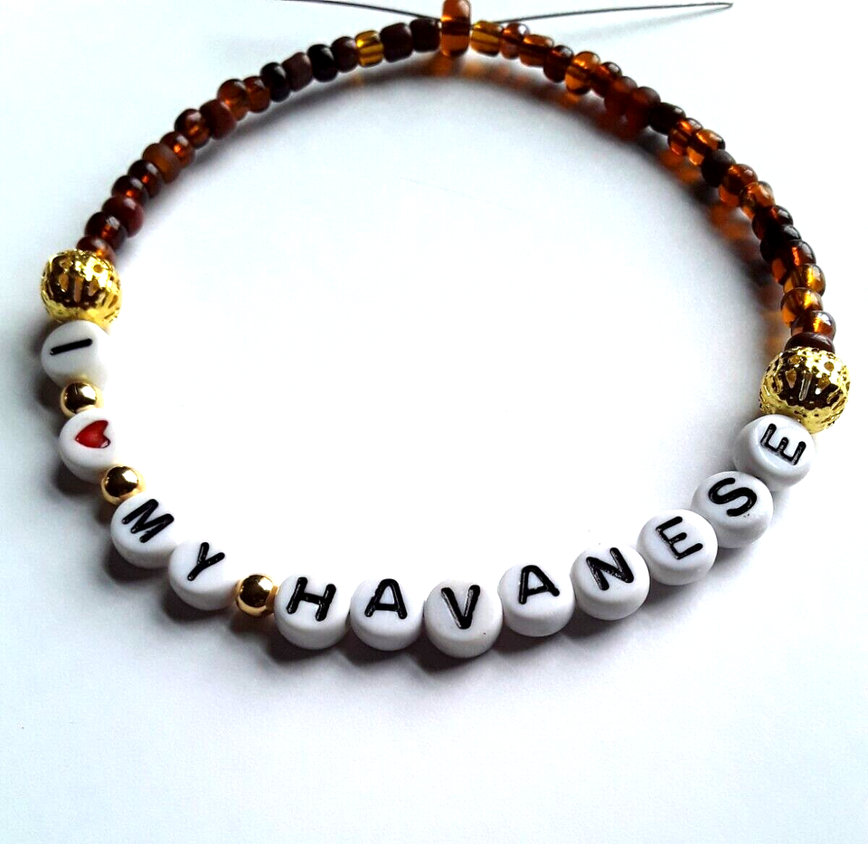 I love my Havanese Dog Handmade Bracelet - $0.99