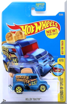 Hot Wheels - Roller Toaster: Legends Of Speed #4/10 - #70/365 (2017) *Blue* - $3.50
