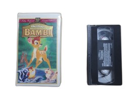Bambi: 55th Anniversary Walt Disney&#39;s Masterpiece (VHS, Limited Edition) - £4.38 GBP