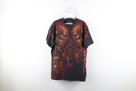 Vtg Y2K MMA Elite Mens Large Faded Skull Grim Reaper Bat UFC Fighting T-Shirt - $49.45