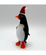 New!! Winter &amp; Christmas Collection &amp; Murano Glass Handcrafted Penguin F... - $54.57 CAD