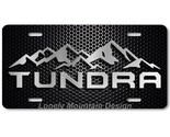 Toyota Tundra Inspired Art Gray on Mesh FLAT Aluminum Novelty License Ta... - $17.99