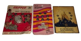 Gripper, Grants, &amp; Eldorado Snap Fasteners Lot Of 3 - $150.74 MXN