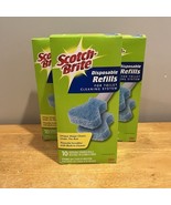 Scotch Brite 3 Pk Of 10 Disposable Scrubber Refills Toilet Cleaning Syst... - $81.45 CAD