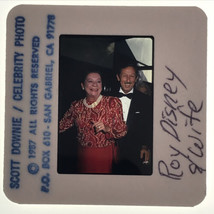 Vintage 1987 Roy &amp; Patti Disney Celebrity Color Photo Transparency Slide - $9.49