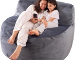 What Is Bean Bag Chair With Back Support For Adults, Kids, And Teens;, L... - $194.99