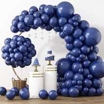 129Pcs Navy Blue Balloons Latex Balloons Different Sizes 18 12 10 5 Inch Party B - £15.81 GBP