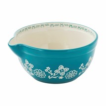 Pioneer Woman ~ Stoneware ~ 7.6&quot; Mixing Bowl w/Spout ~ Mazie ~ Floral Design - £29.72 GBP