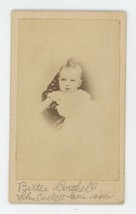 Antique ID&#39;d Hand Tinted CDV Circa 1870s Adorable Child Williams Plymouth County - £7.41 GBP