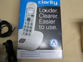 Clarity D714 Amplified Cordless Phone 40dB Large Buttons w/Answering Mac... - $39.59