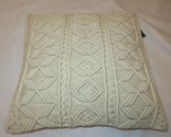 Ralph Lauren Meadow Cecily Macrame Sand Deco Pillow NWT $285 - £94.35 GBP