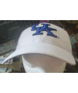 unbranded Kentucky Wildcats adjustable Cap Hat White with Blue Cloth UK - $9.49