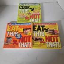 2 Eat This Not That! &amp; Cook This Not That! Book Lot Of 3 - £4.68 GBP