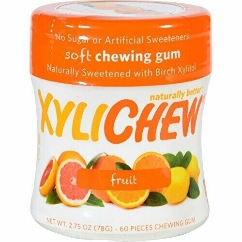 Xylichew Xylichew Fruit Gum Jar 60 PC - $13.18